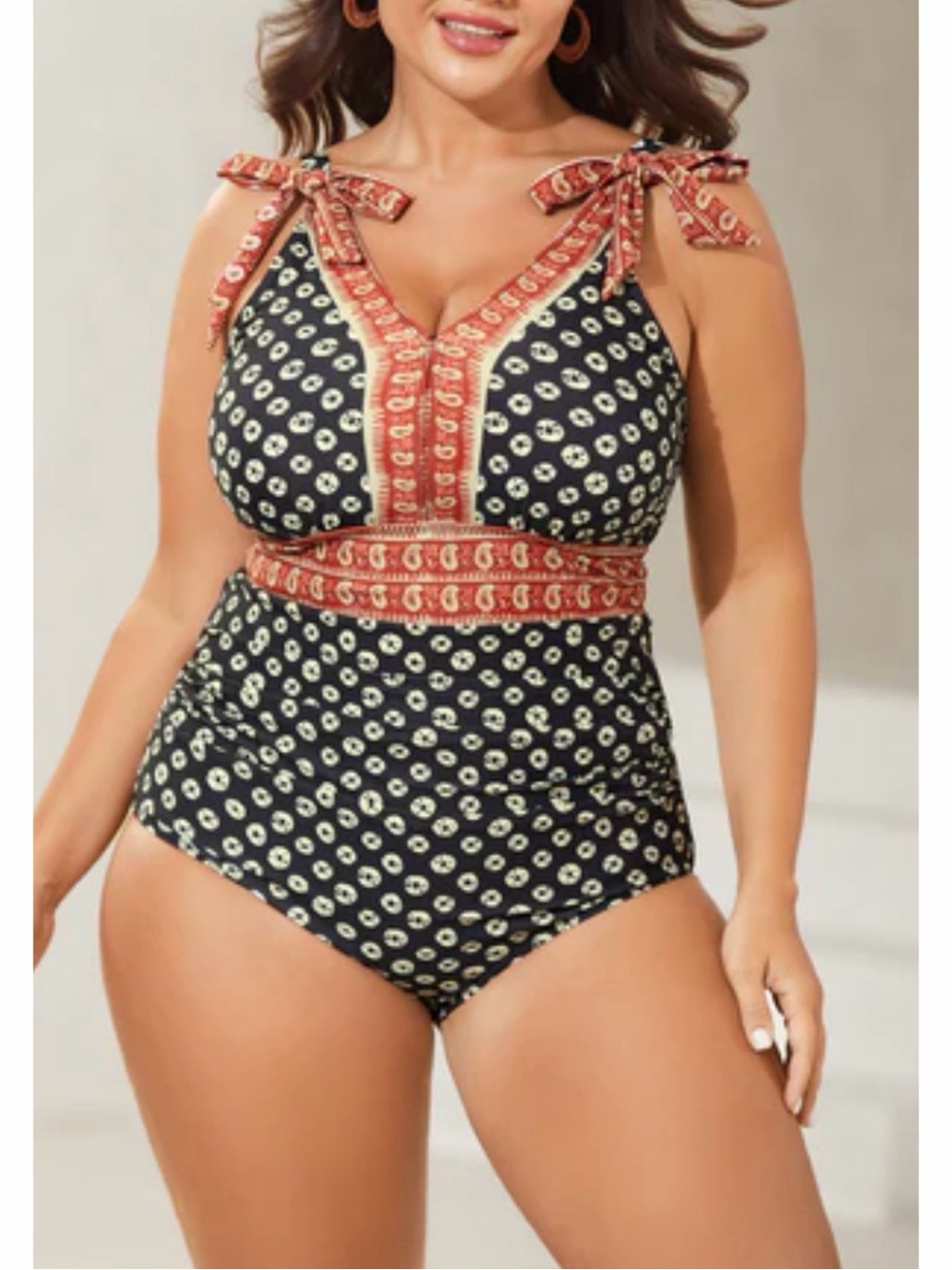 BloomChic Patterned One Piece Swimsuit